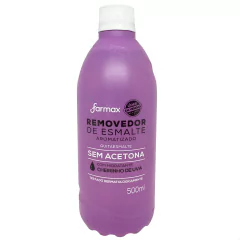 Removedor de Esmalte Farmax Sem Acetona Uva 500ml