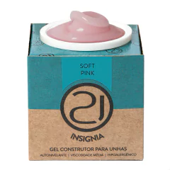 Gel Unha de Gel Nails 21 Builder Construtor Soft Pink 34g