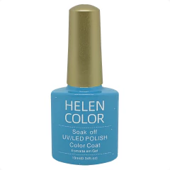 Esmalte em gel Helen Color Azul Cremoso 10ml #215 - comprar online