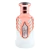 Frasco do perfume feminino Inspiro Woman EDP com design elegante em rosa metálico e vidro transparente de 100ml