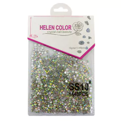 Strass unhas decoradas furta cor nº10 SS10 com 1440un