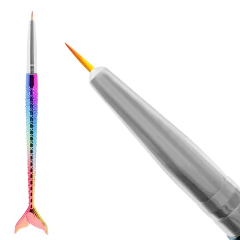 Pincel Unhas Decoradas Ultrafino Francesinha Nail Art Sereia