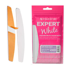 Refil Lixa Staleks Bumerangue Adesiva Expert White 30un #240