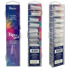 Tips Unha de Gel Bluwe Extensão de Ponta Formatos 120un