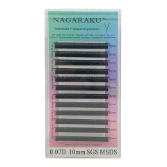 Cílios Fio a Fio Nagaraku Y Volume Brasileiro 0.07D 10mm