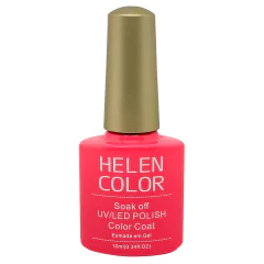 Esmalte em Gel Helen Color Pink Neon Cremoso 10ml 149