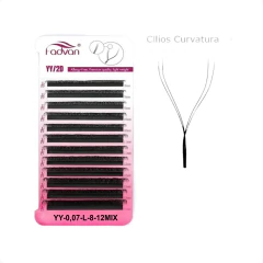 Cilios Fadvan volume Brasileiro L Mix 8-12mm 0.07