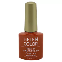 Esmalte em gel Helen Color marrom telha 10ml 67