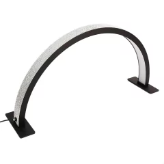 Luminária de mesa Penteadeira Led Meia Lua Arco Strass