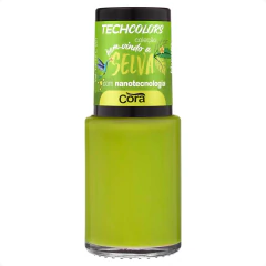 Esmalte Cora Techcolors Bem vindo a Selva verde Musgo
