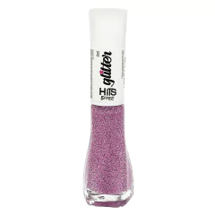 Esmalte Hits Diamante Sakura Glitter Lilás Refletivo 5Free