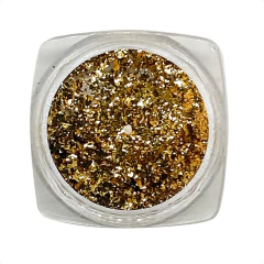 Folha de Ouro Dourado Picada