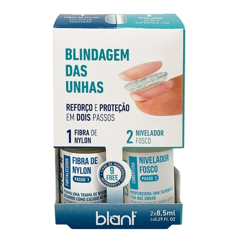 Blindagem das unhas Blant Reforço e Proteção Passo 1 e 2