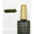 Esmalte em gel Helen Color na cor verde escuro militar, embalagem de 10ml com um traço da cor ao lado.