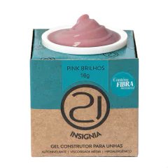 Gel de Unhas Nails 21 Construtor Insignia Pink Brilho 16gr