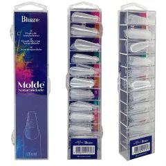 Molde F1 Unhas de Gel Bluwe Naturalidade 120 unidades