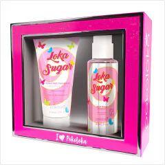 Kit Body Splash e Hidratante Pokoloka Loka Sugar 60ml