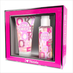 Kit Body Splash e Hidratante Pokoloka Loka Sweet 60ml
