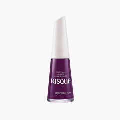 Esmalte Risque Obsessão roxo escuro 8ml
