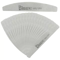 Lixa de unha de gel Bluwe Lixa Boomerang 100/180 c/20 un
