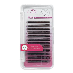 Cílios Fadvan YY Marrom 0.07D Mix 8-14 Extensão de Cílios