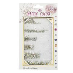 Unhas Decoradas Encapsuladas Strass Furta Cor 6 Tamanhos