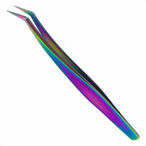Pinça Extensão Cílios Fio a Fio Tufo Helen Color Curva 009