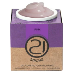 Gel de unha Nails 21 Strong Pink 16g