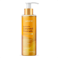 Iluminador Corporal Dourado Labotrat Efeito Glow 190ml