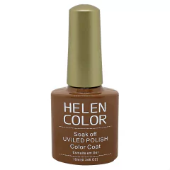 Esmalte em gel Helen Color Marrom cappuccino 10ml 207