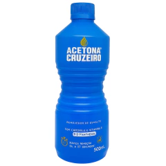 Removedor De Esmalte Cruzeiro Com Acetona 500ml