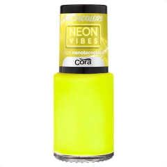 Esmalte Cora Techcolors Neon Vibes Amarelo Eletrizante cremoso