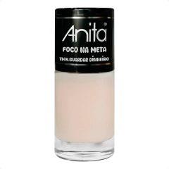 Esmalte Anita Foco na meta Guardar dinheiro Branco renda