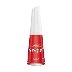 Esmalte Risque Desejo Vermelho Vibrante 8ml