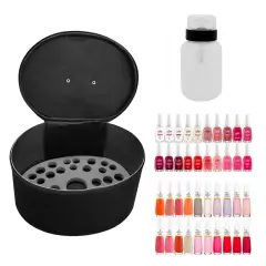 Colorama E Impala Kit Frasqueira Preta 40 Cores de Esmaltes