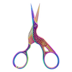 Tesoura reta Unhas Cílios e sobrancelhas Helen Color HJD-011