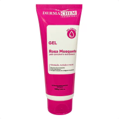 Gel Facial Rosa Mosqueta DermaChem Pele Sensível e Seca