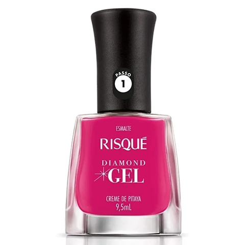 Esmalte Risqué Diamond efeito Gel Creme de Pitaya Cremoso 9,5ml