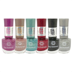 Esmalte Ana Hickmann O poder dos Diamantes Glitter 6 cores