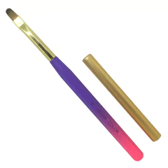 Pincel Unha de gel Língua de gato Rosa Lilás tampa #6 100-4