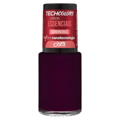 Esmalte Cora Essenciais Suco de Beterraba Vinho TechColors