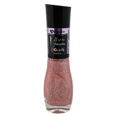 Esmalte Maria Pomposa Donuts Glaçucar Rosa Glitter 8ml