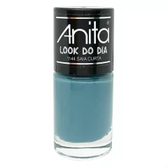 Esmalte Anita Look Do Dia Saia Curta Azul Petróleo