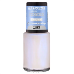 Esmalte Cora Techcolors Essenciais Iris Blue Cintilante 9ml