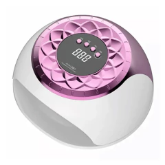 Cabine de Unha de Gel Sun S9 Pro Rosa metálico Led Uv 268w