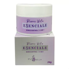 Gel de Unha Piubella Essenciale Semicontrol Blanc Wife
