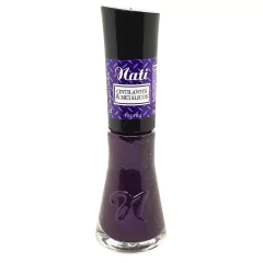 Esmalte Nati Cintilantes e Metálicos Fru fru Roxo metal 8ml