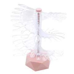 Demonstrador de Esmalte Espiral Transparente com 60un