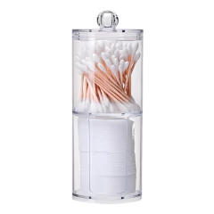 Porta Acessórios Multifuncional Algodão Cotonete Acrílico