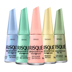 Esmalte Risque Coleção Bridgerton II edição 5 cores